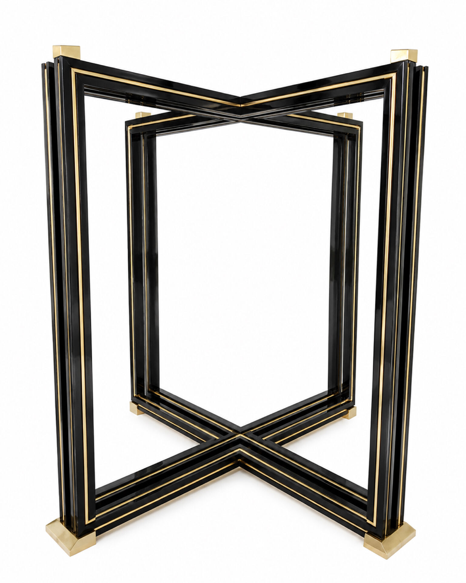 Ensemble Table et 4 chaises Pierre Vandel Paris — plateau verre