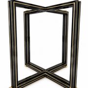 Ensemble Table et 4 chaises Pierre Vandel Paris — plateau verre