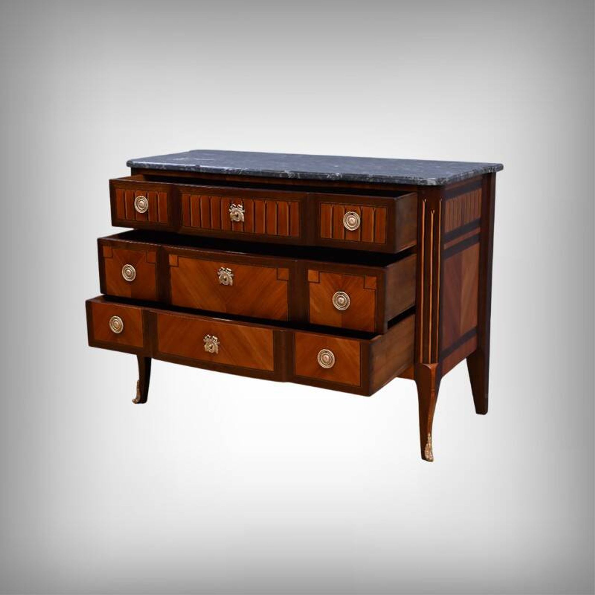 Mahogany and Rosewood Commode, Louis XVI style – 1st part of the 20th century