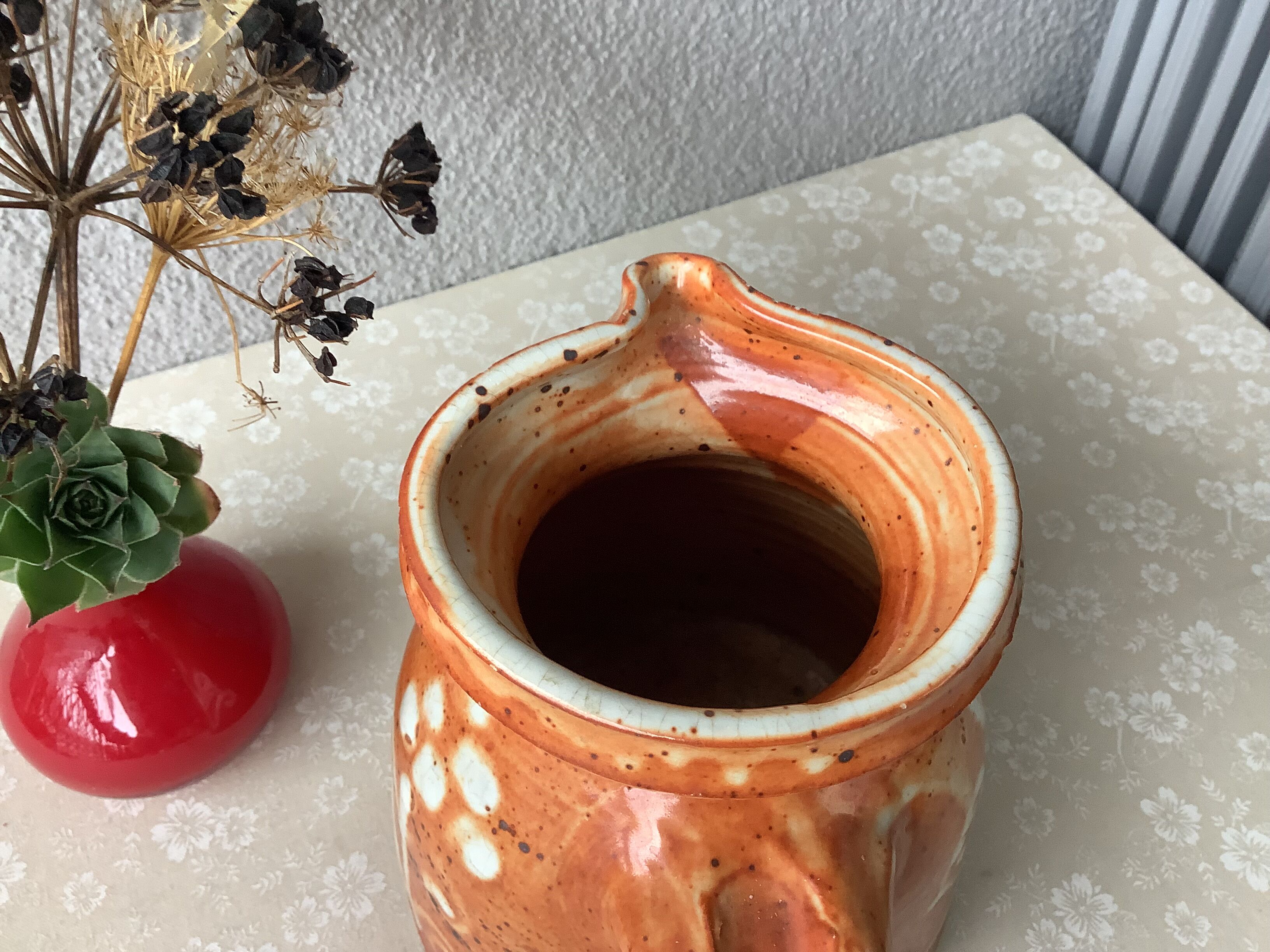 Pitcher in terracotta late 19th century