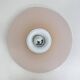 Postmodern Italian pink glass wall lamp, 1980s