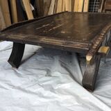 Authentic indian "charette" coffee table