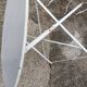 Garden furniture 4 places wrought iron old vintage xxeme