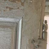 Entrance door in old oak