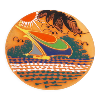 Decorative plate boat