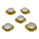 Series of 5 cups and under cups Sarreguemines