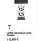 Lampadaire Argola noire