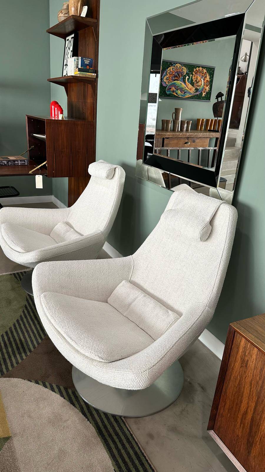 2 B&B Italia armchairs by Jeffrey Bernett