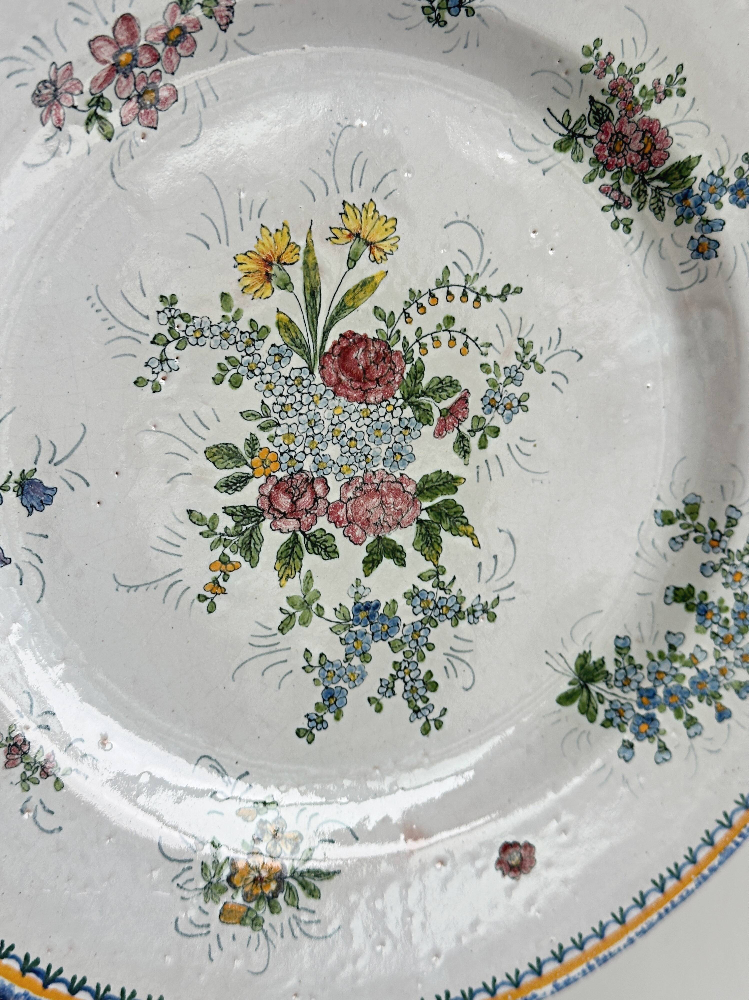 Old ceramic plate