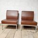 Paire de fauteuils industriels