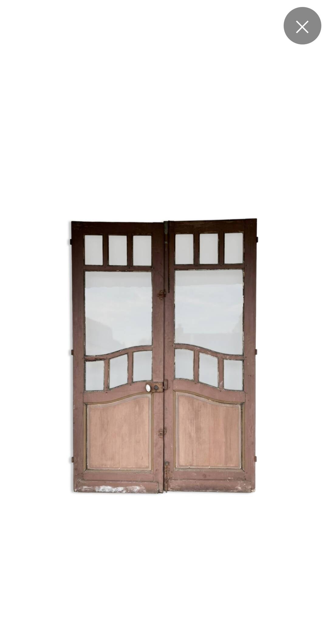 Pair of old Art Nouveau doors