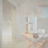 Carlo GUARIENTI: Interior Scene, Signed Heliogravure