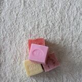 Handwoven runner rug - recycled cotton - 65 x 230 cm