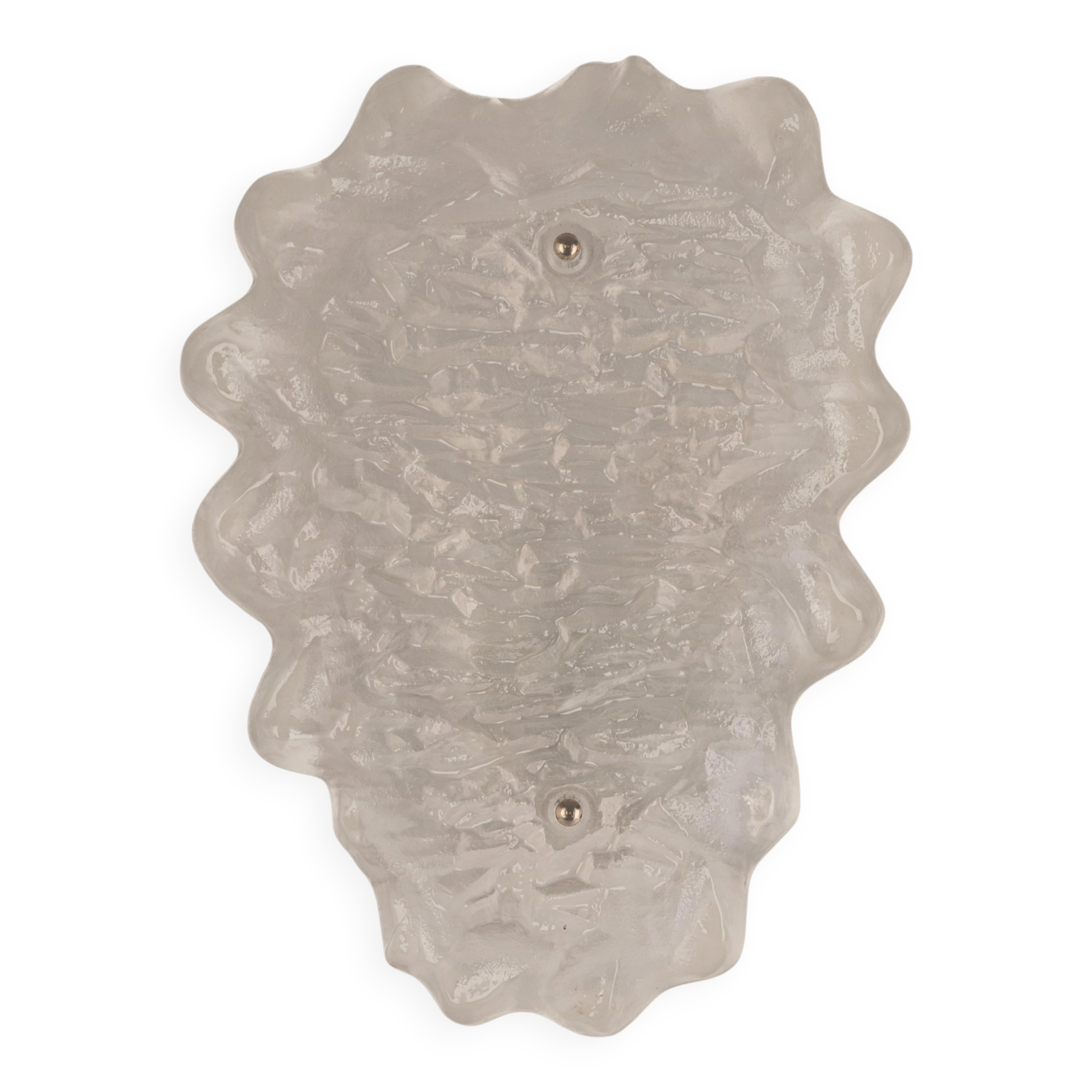 Crystal Glass Sputnik Wall Light by Peill & Putzler, Germany