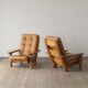 Paire de fauteuils de salon par Sven Larsson, conçus en 1970