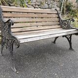 Banc de jardin en fonte