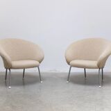 Rare pair of 'F570' lounge chairs by Pierre Paulin for Artifort, 1963