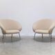Rare pair of 'F570' armchairs by Pierre Paulin for Artifort, 1963