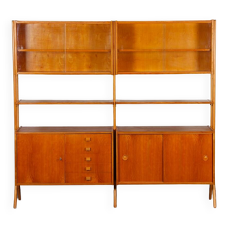 Vintage wall unit by Frantisek Jirak for Tatra Nabytok, 1960s