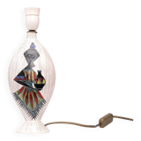 Sesto di Fiamma porcelain table lamp, Italy 1950s