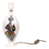 Sesto di Fiamma porcelain table lamp, Italy 1950s