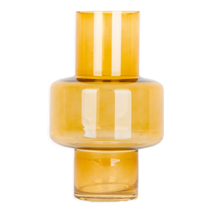 Vase cylindrique jaune - hauteur
