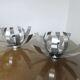 Pair of flower sconces by Jocelyne Trocmé for OXAR 1970