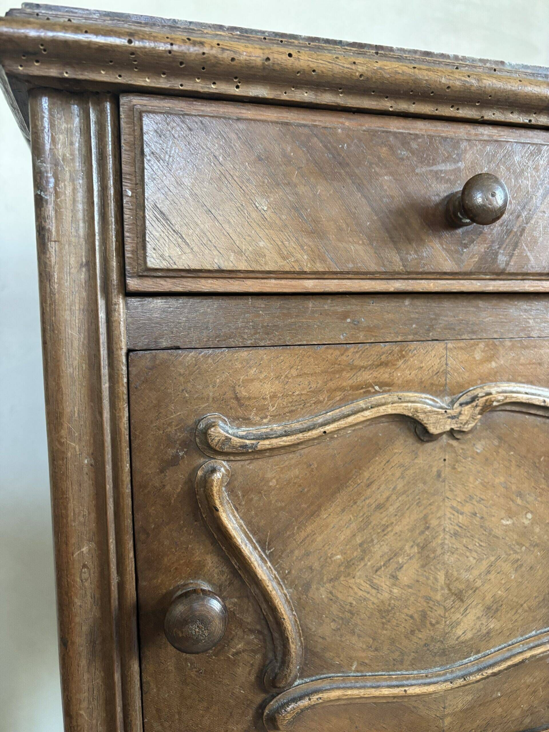 Classic marble bedside table