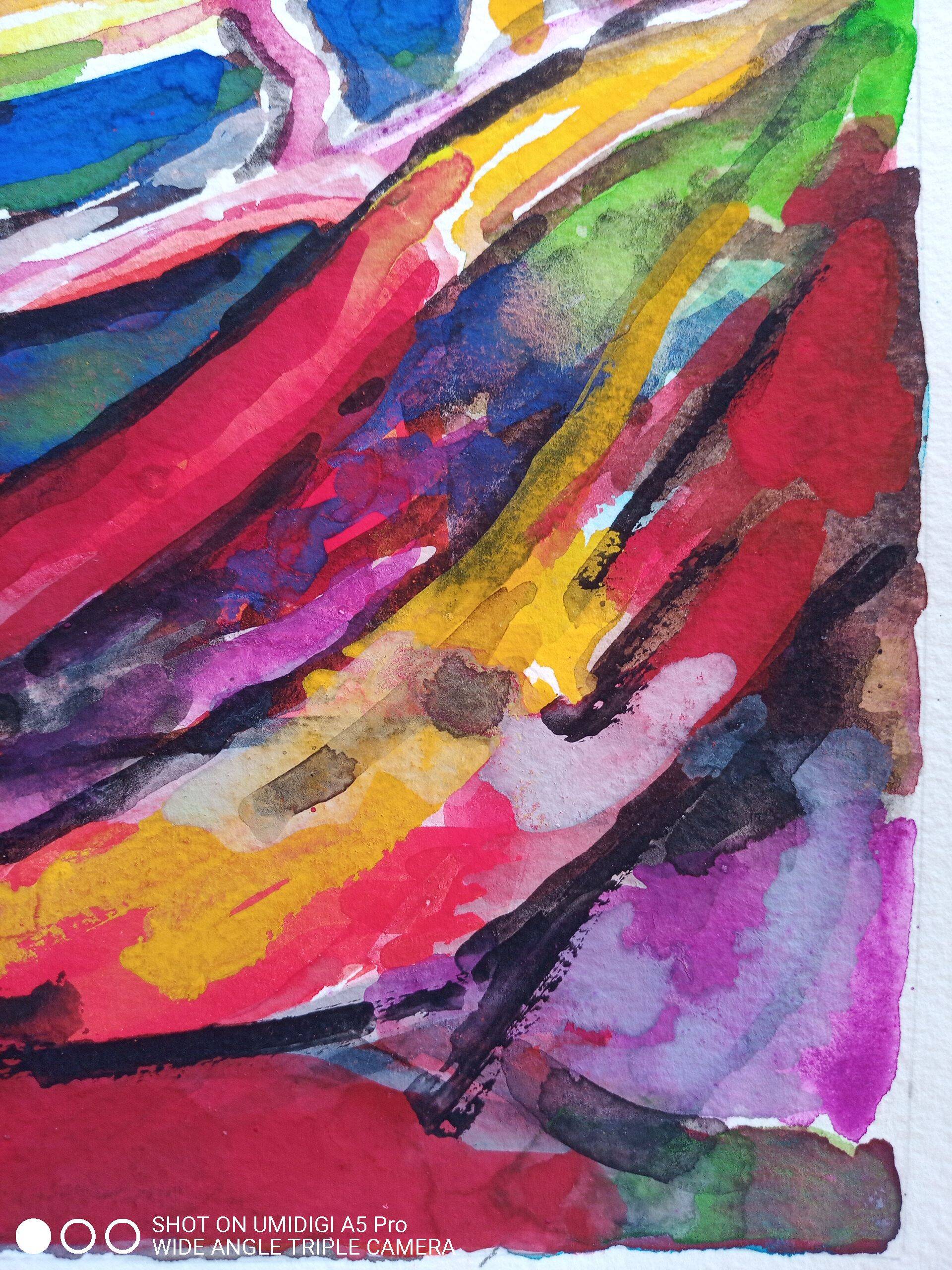 Pierre Lacroux (1909-1993) Gouache on paper 24 x 32 cm dated 1989 -(285)