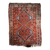 Tapis Antique Shiraz en Laine, Début du XXe Siècle, Élégance Historique