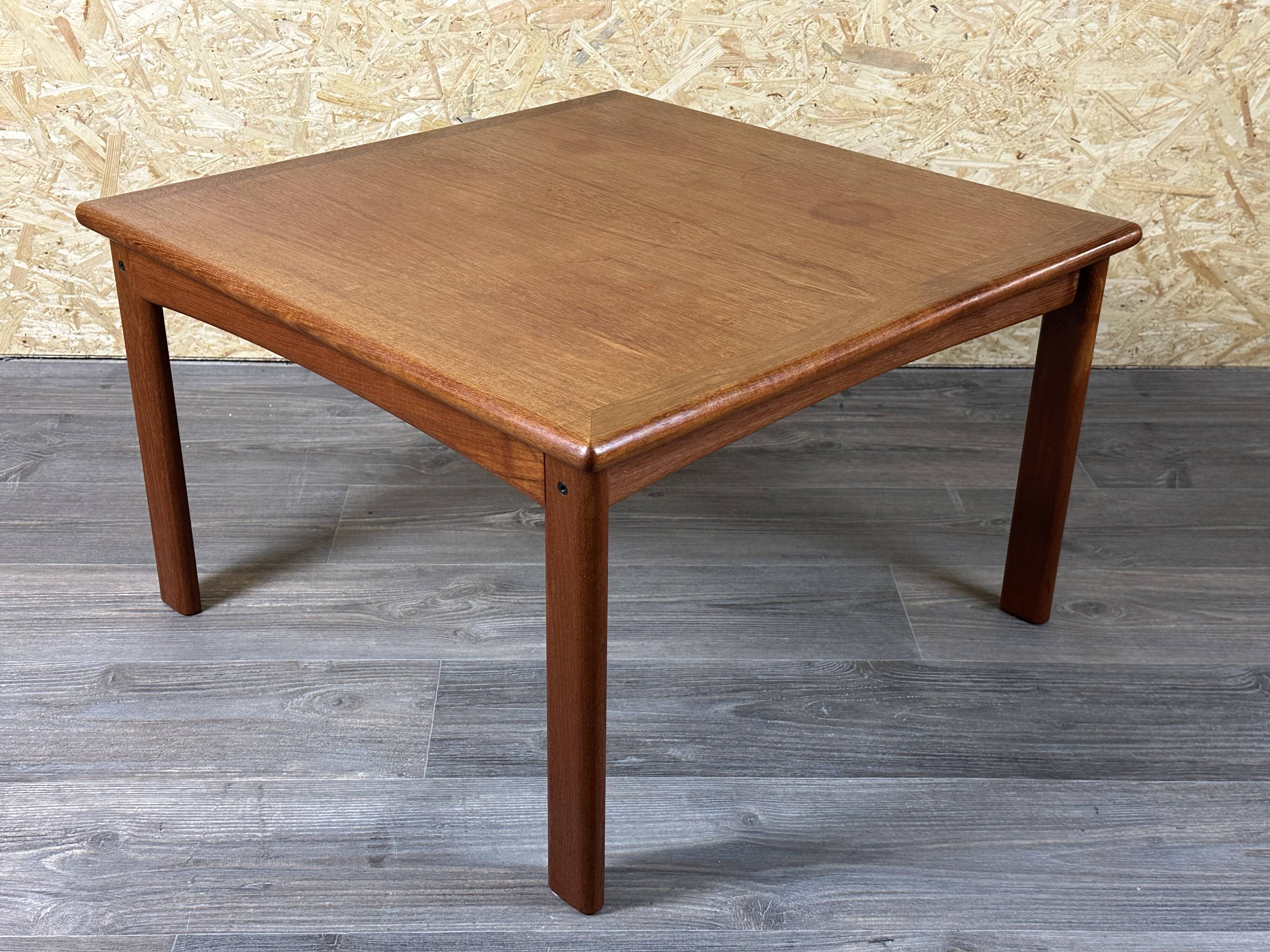 1960s/70s teak coffee table and side table by Glostrup Møbelfabrik Denmark