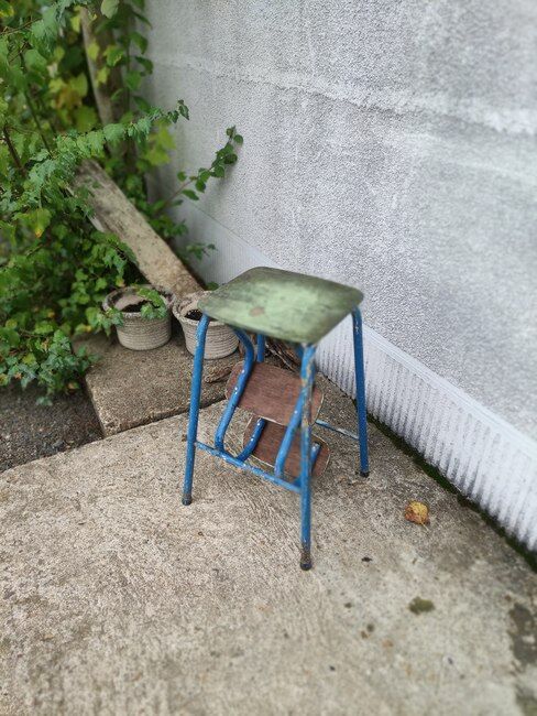 Stepladder three steps vintage