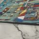 Large Oil on Canvas Alain Duperay Café Terraces 14 July