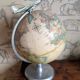 Globe map made in USA Boeing 707