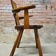 Chaise fauteuil brutaliste vintage