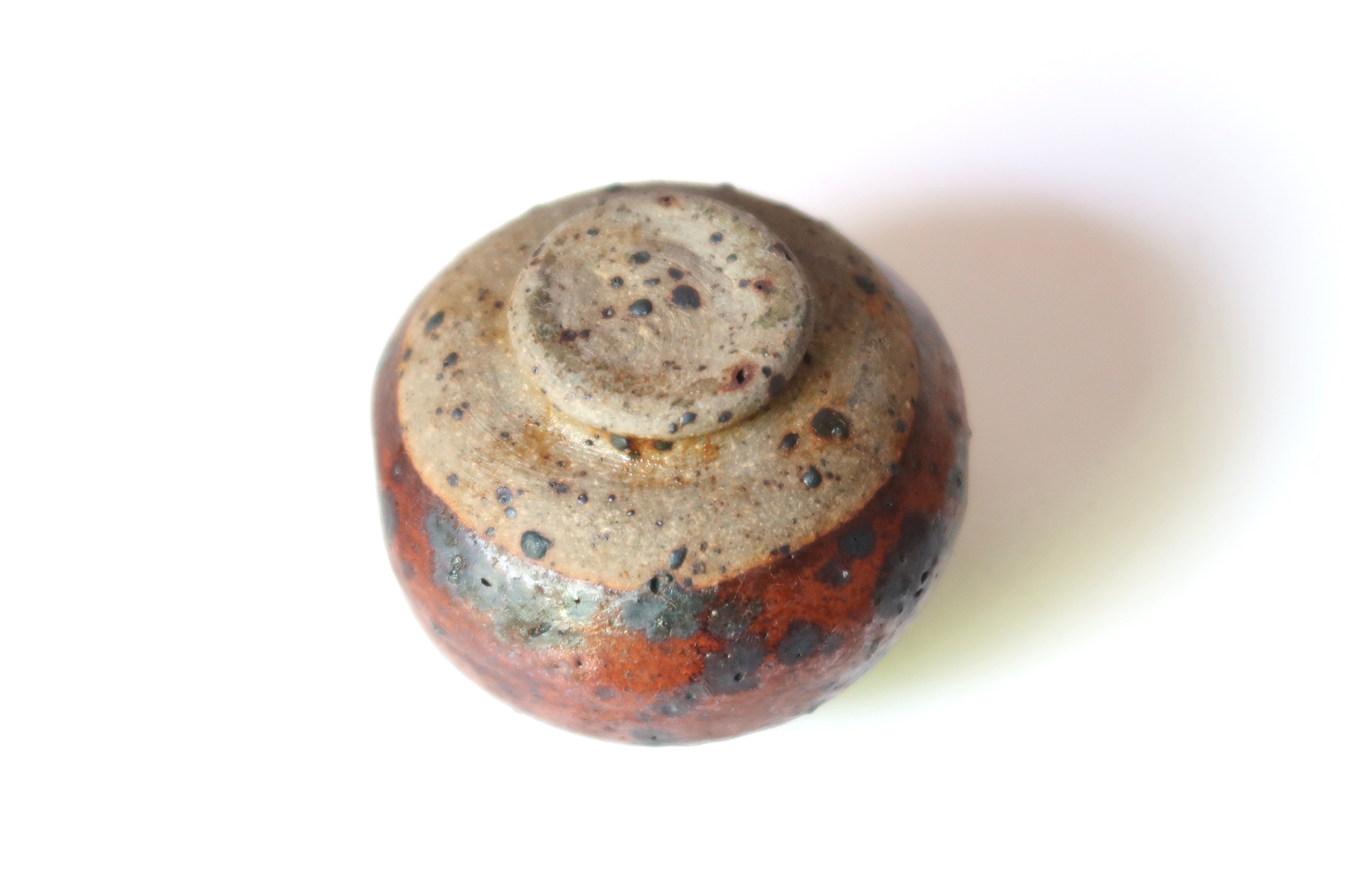 Pyrity sandstone ball vase, 70s