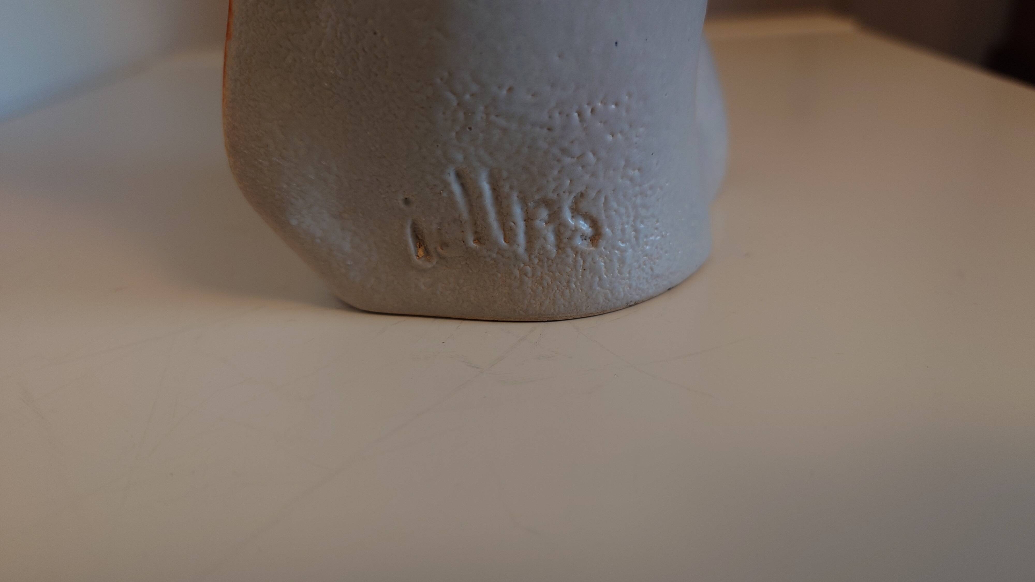 Vase Max Idlas – signed ceramic, sculptural design – unique piece – 30 cm
