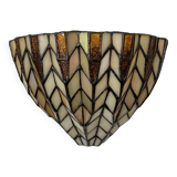 Tiffany style stained glass wall light