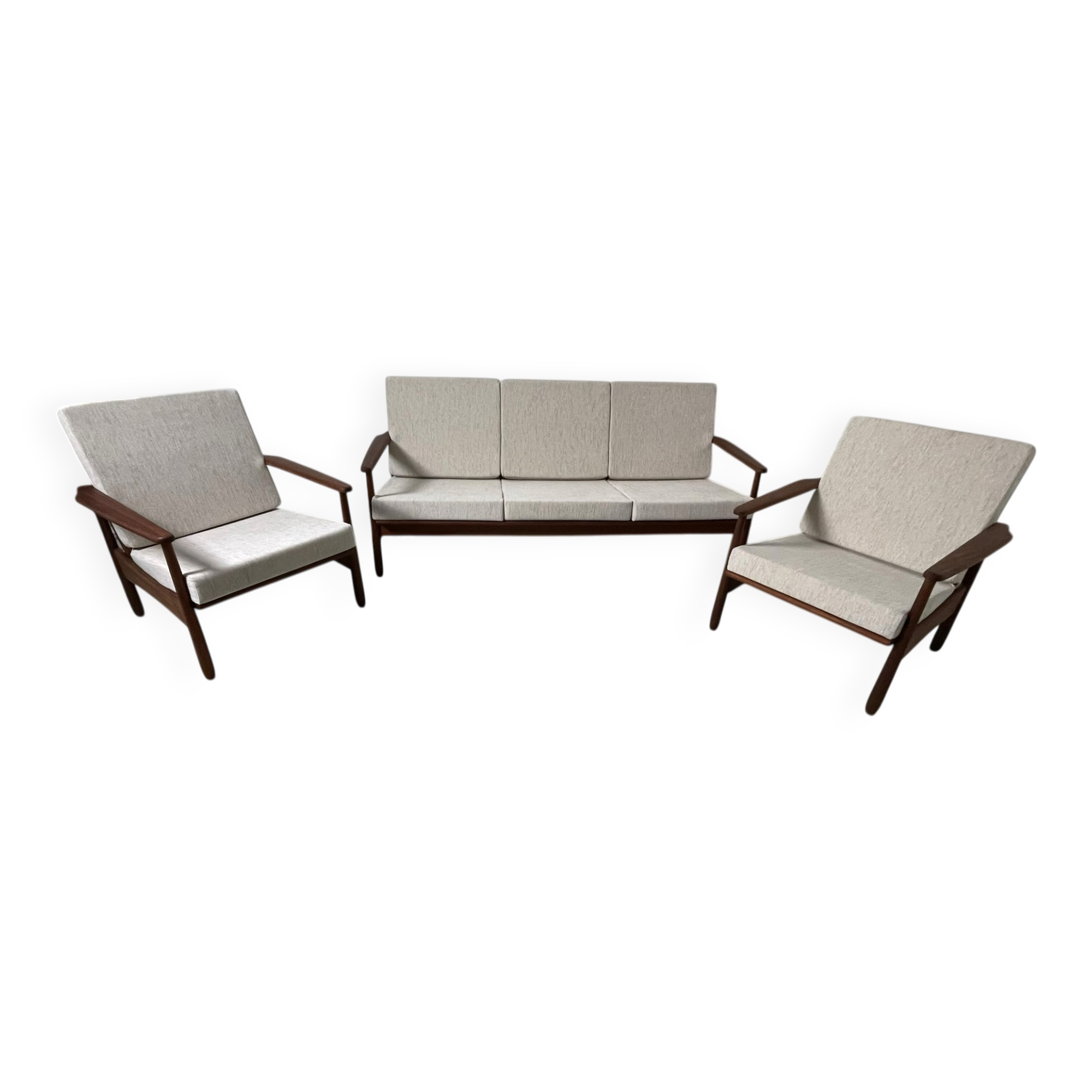 Salon scandinave en teck 1960