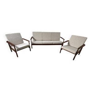 Salon scandinave en teck