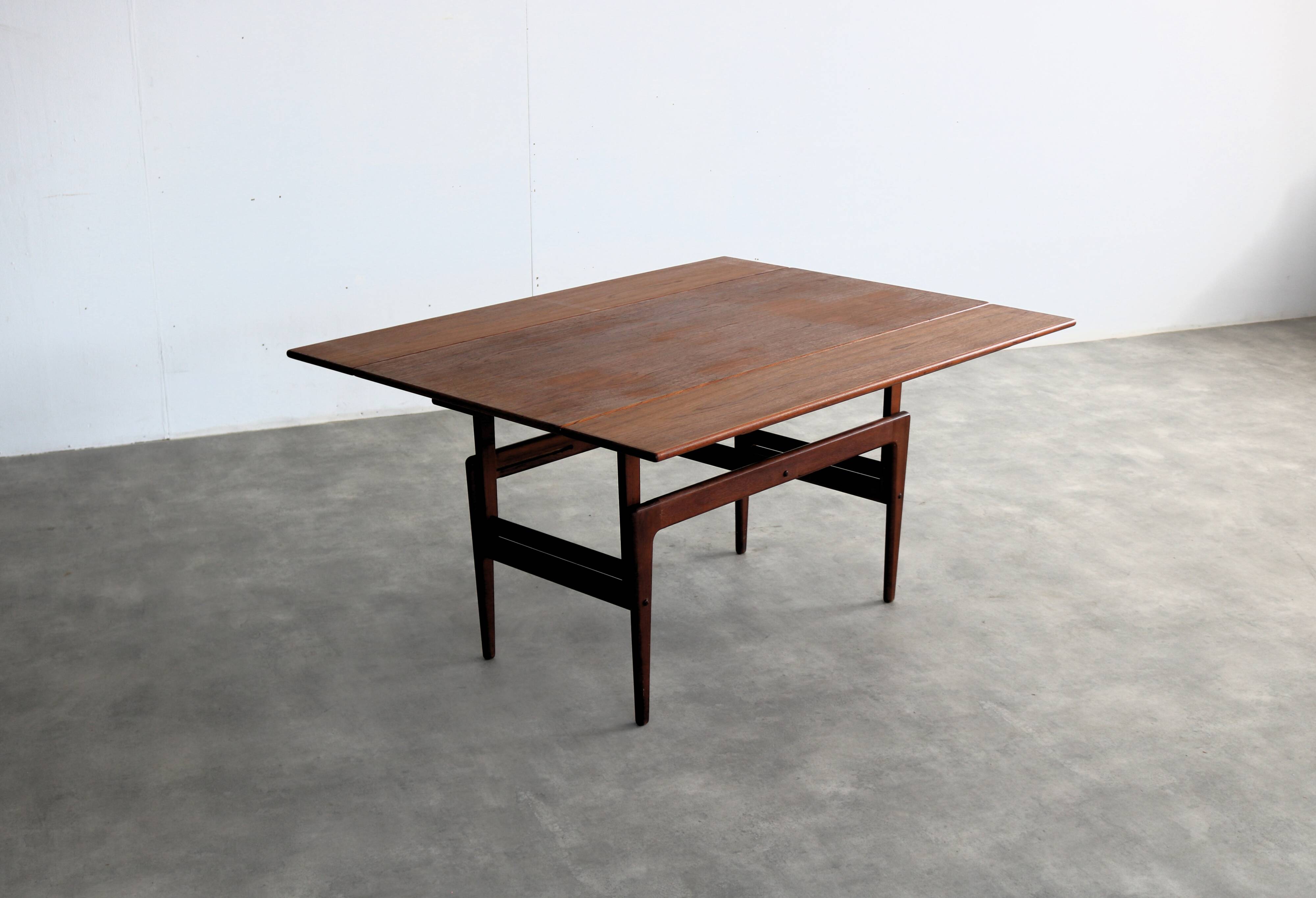 vintage coffee table | dining table | 1960s | Kai Kristiansen | Elevator