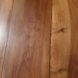 Round table cherry wood shutters, 6 feet, extendable 10/12 cutlery