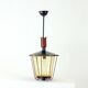 Vintage Ceiling Pendant Railway Light, Czechoslovakia 1940s