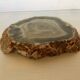 Empty pocket blue agate ashtray