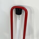 Uno red floor lamp by Gian N. Gigante for Zerbetto, 1980