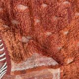 Small Berber Ben M'rirt wool rug