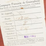 Gramophone turns model 103 old 1926