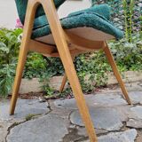 Set of 4 Roger Landault armchairs