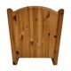 Vintage set of two pine wood bedside tables