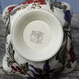 Basket trinket bowl Keller and Guerin Lunéville art nouveau